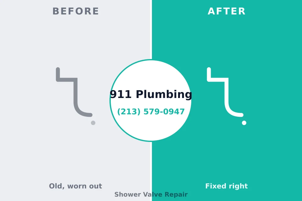 Before and after: plumbing company Chandler, OK